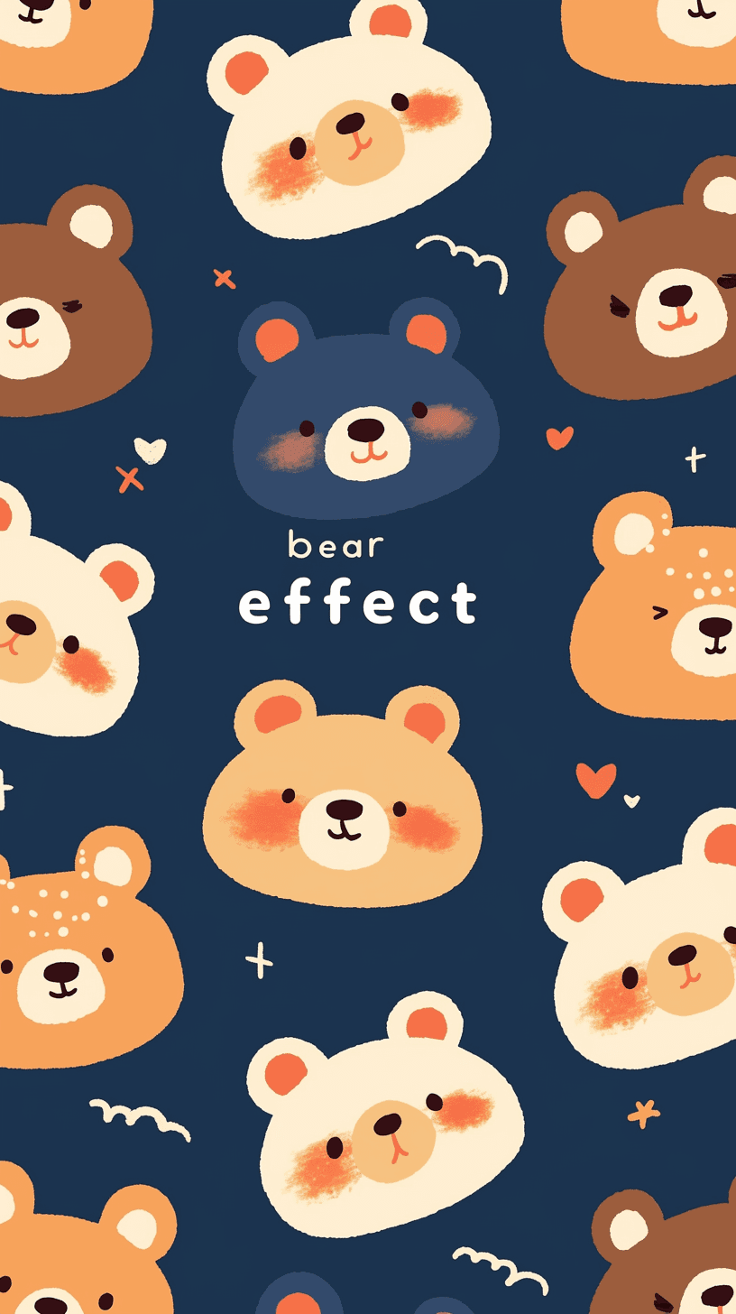 Cute Bear 029 original repeating artwork