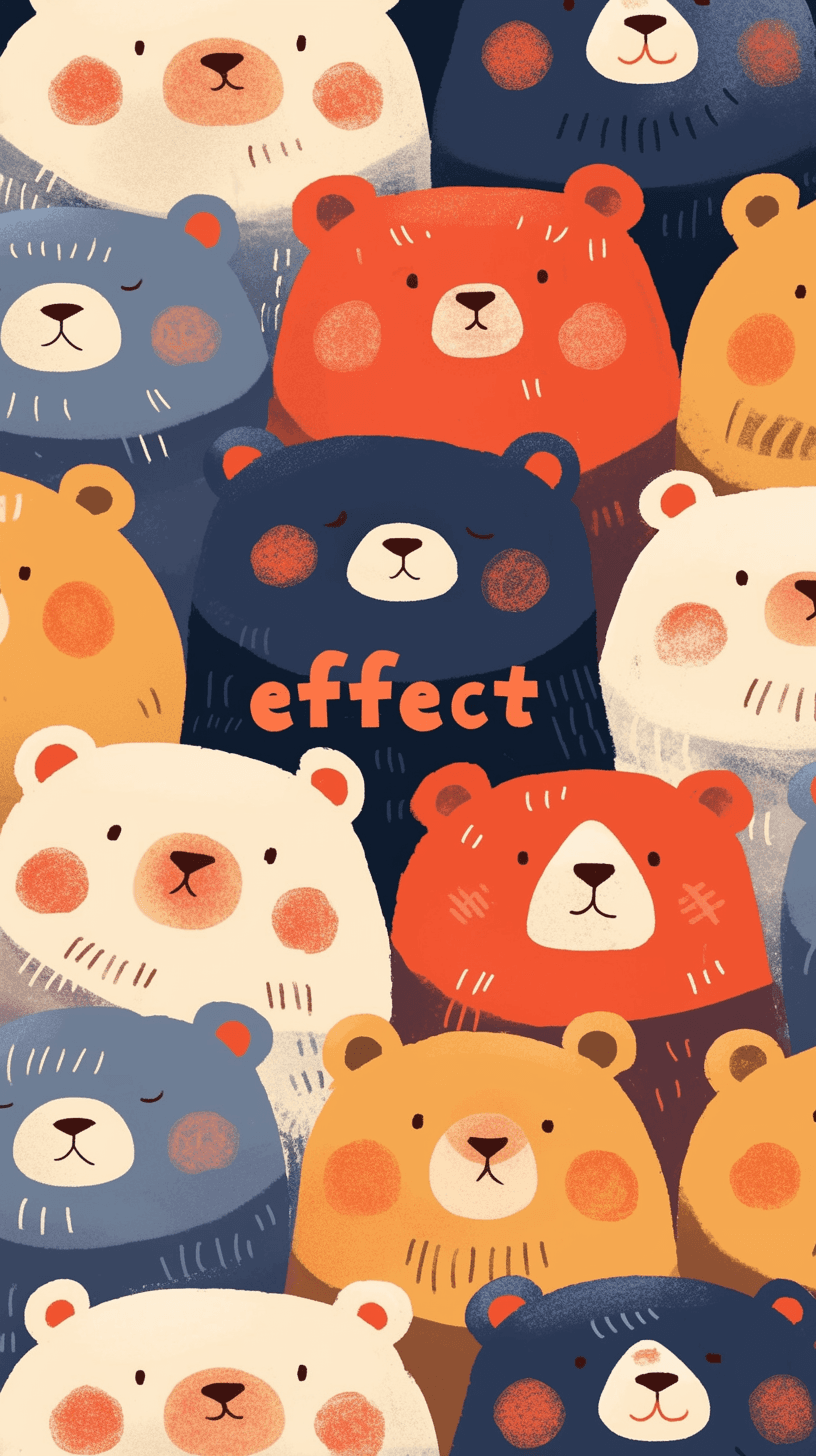 Cute Bear Starlight original repeating artwork
