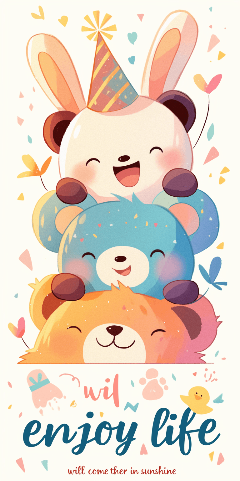 Cute Bear 025 original repeating artwork