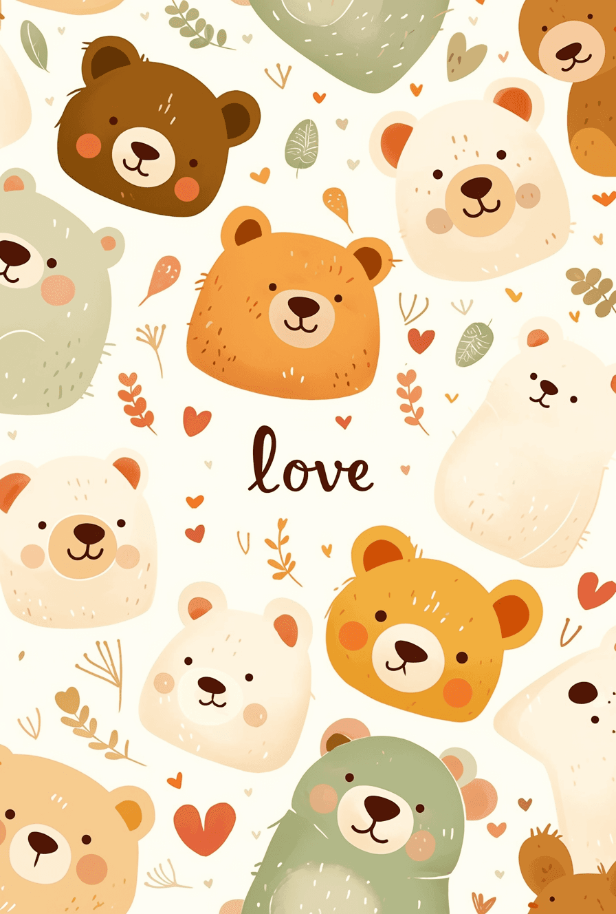 Cute Bear 049 original repeating artwork