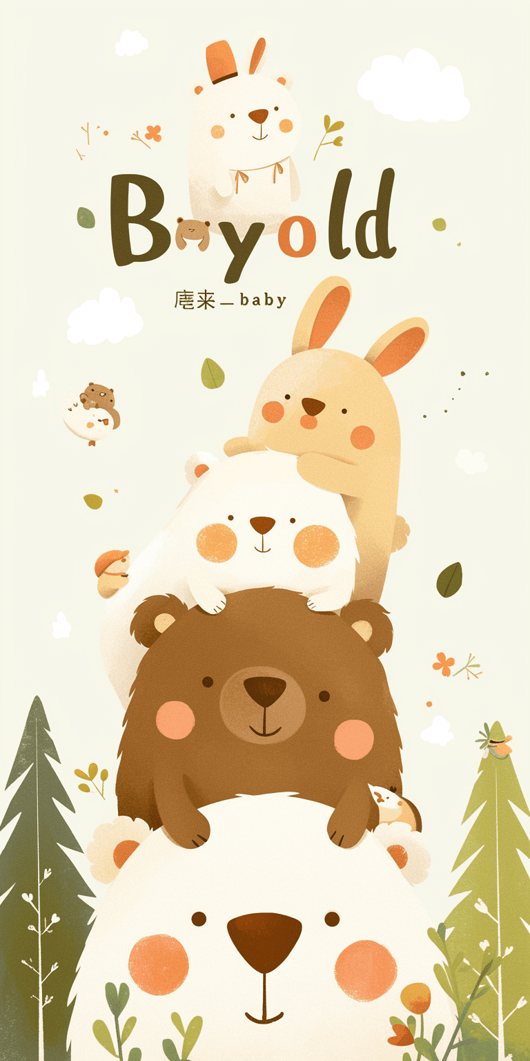 Cute Bear 032 original repeating artwork