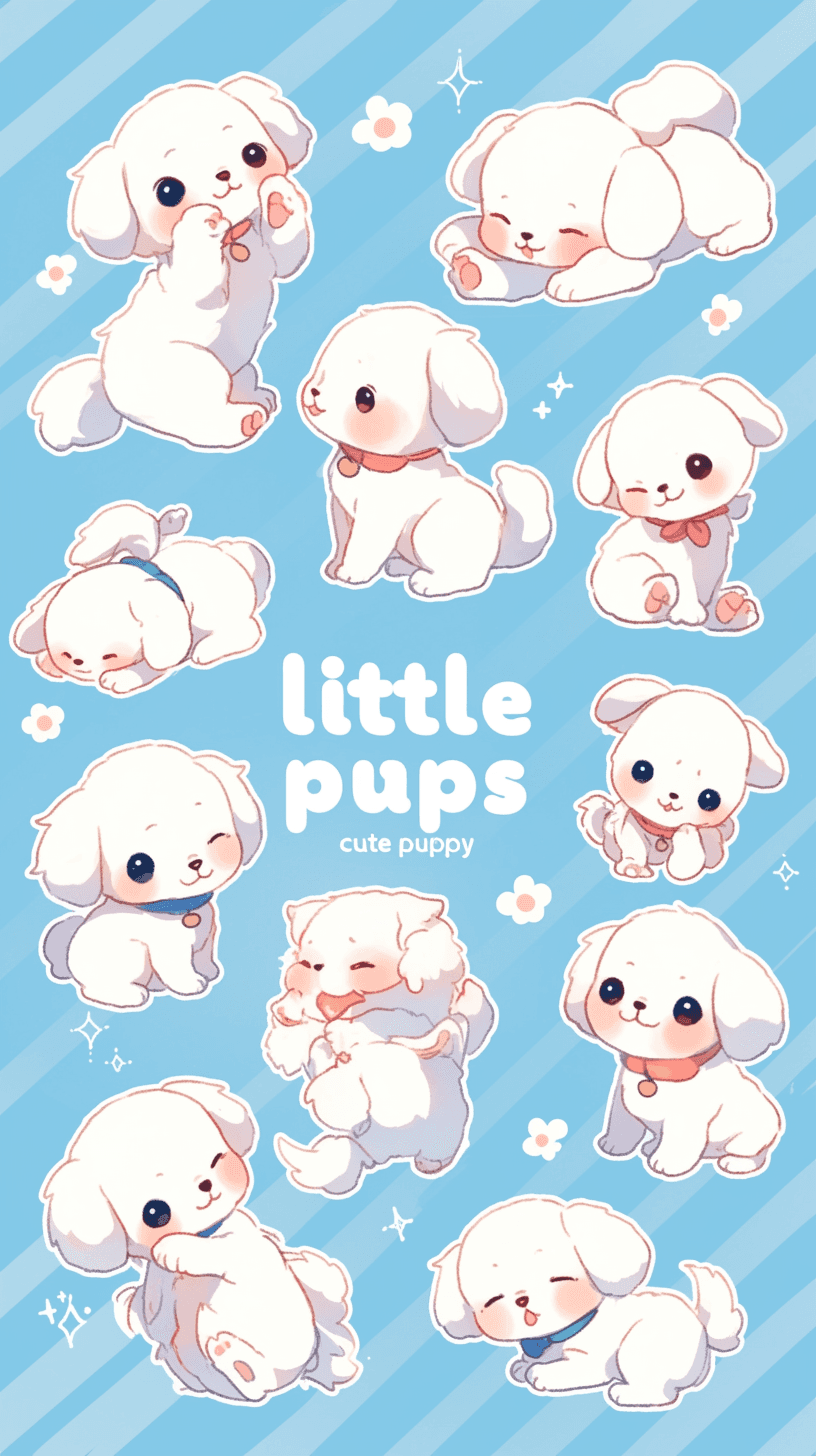 Cute Puppy 072 original repeating artwork