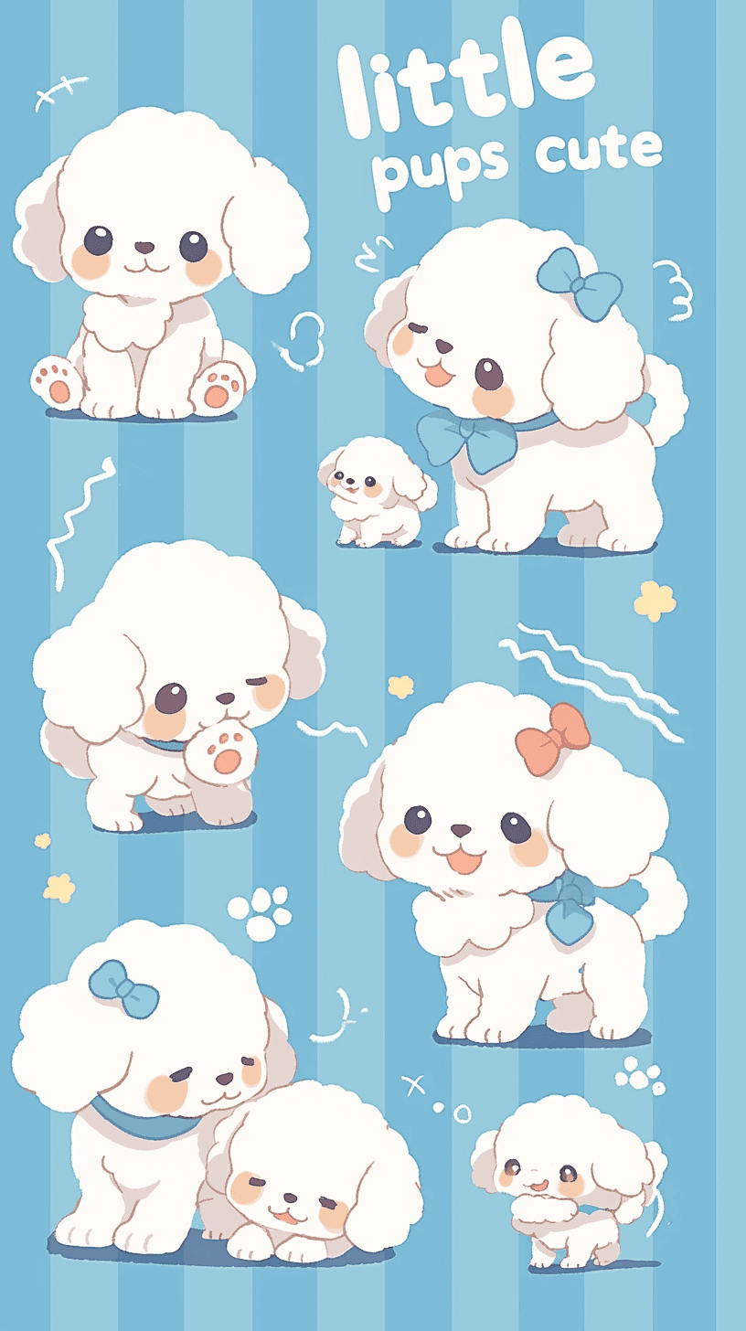 Cute Puppy Golden original repeating artwork