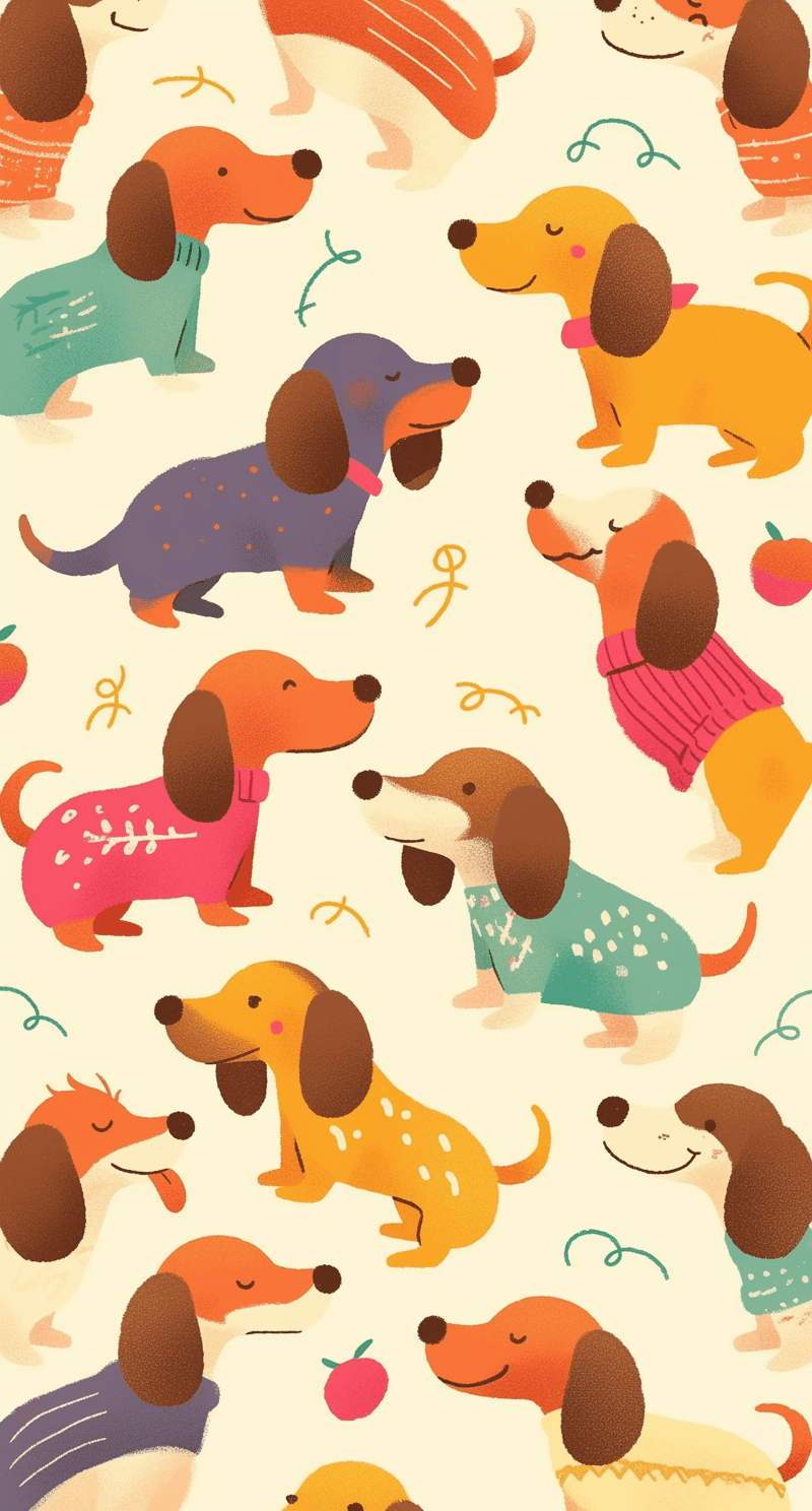 Cute Puppy 021 original repeating artwork