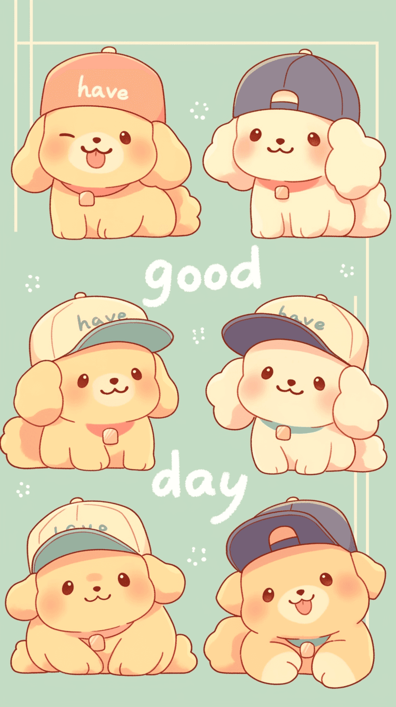 Cute Puppy 073 original repeating artwork