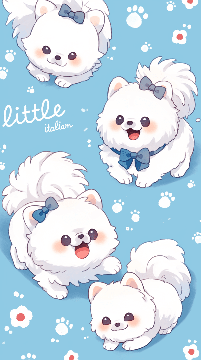 Cute Puppy Shine original repeating artwork