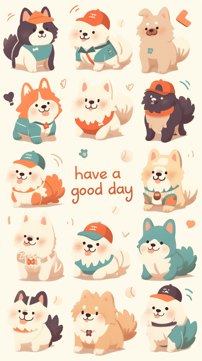 Cute Puppy 040 original repeating artwork