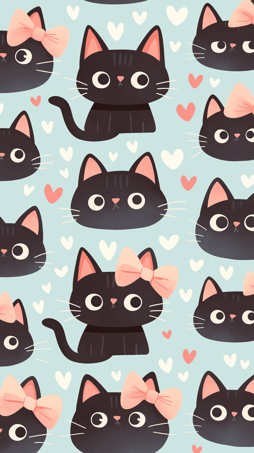 Cute Cat Sprint original repeating artwork