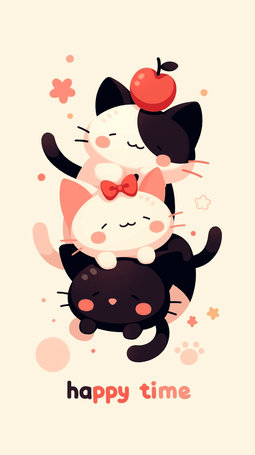 Cute Cat Collective original repeating artwork