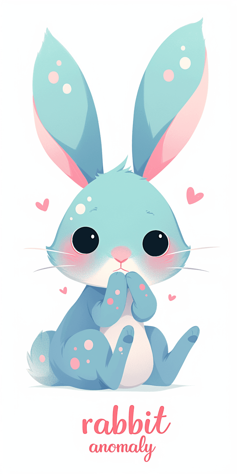 Cute Bunny Gang original repeating artwork