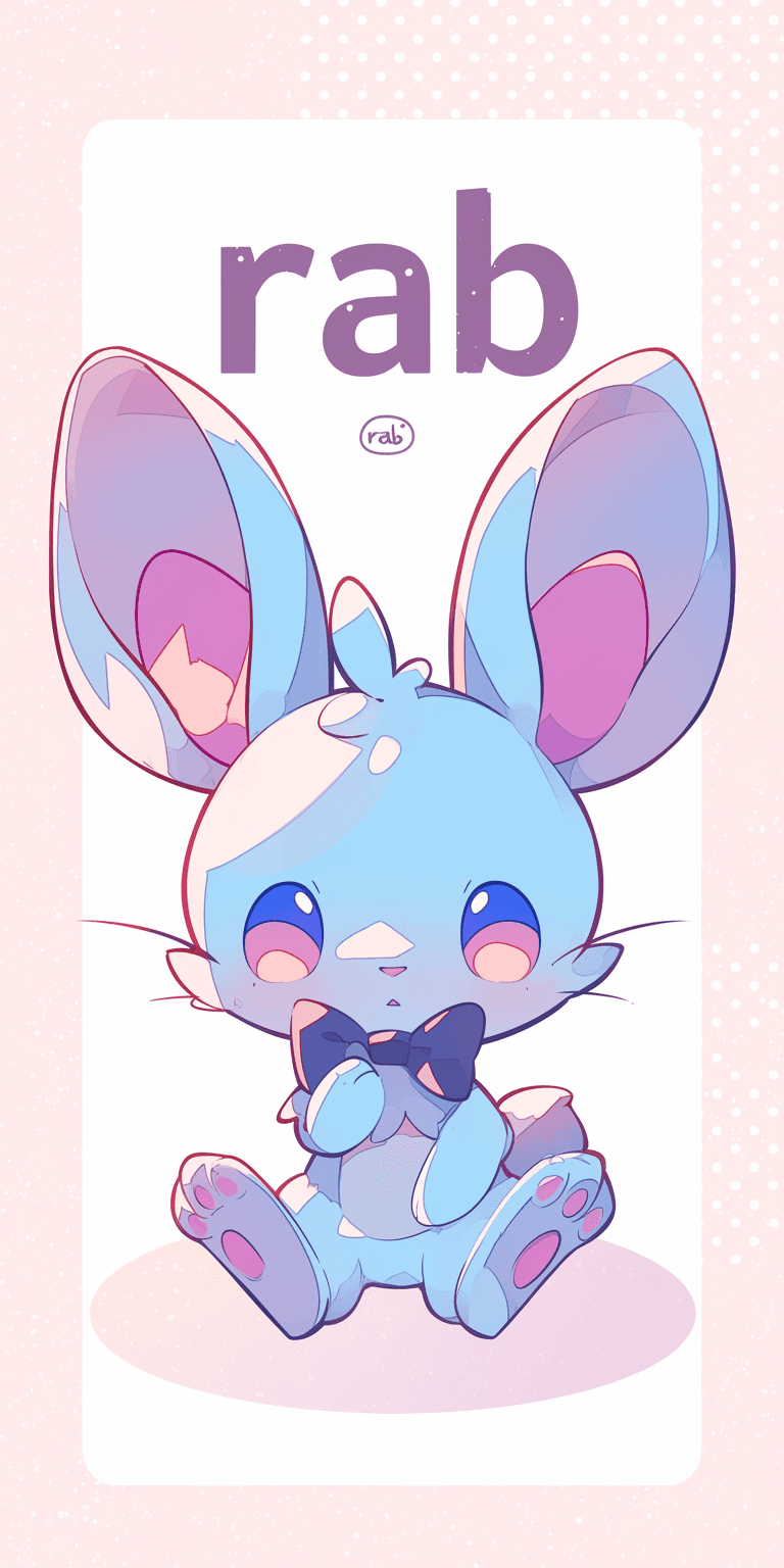 Cute Bunny Pastel original repeating artwork
