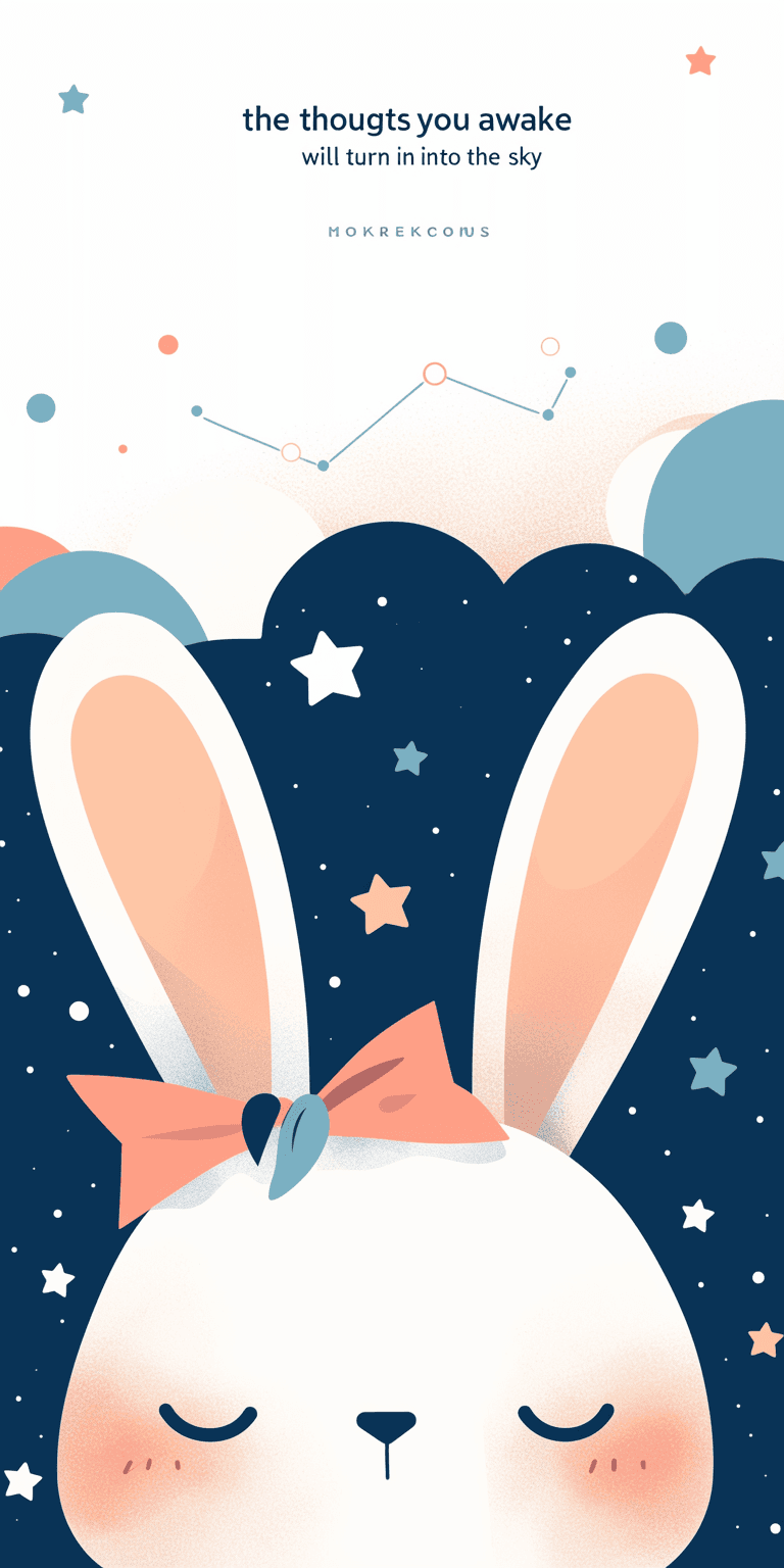 Cute Bunny Jam original repeating artwork
