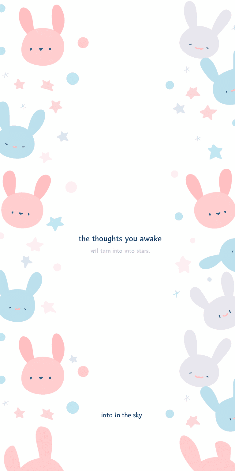 Cute Bunny Crew original repeating artwork