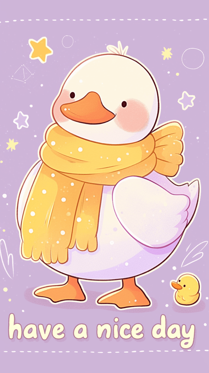 Cute Duck Groove original repeating artwork