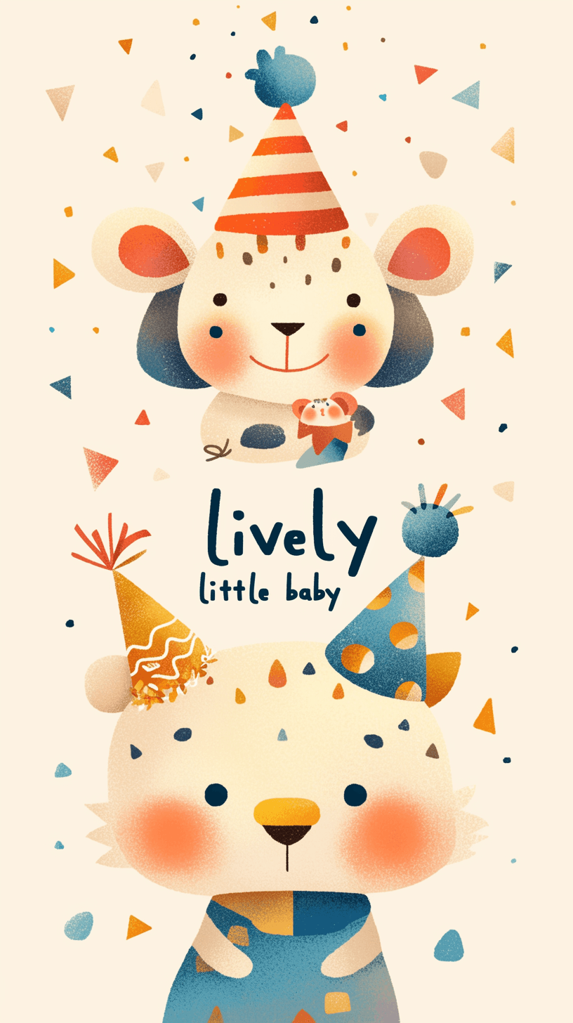 Cute Animals Fair original repeating artwork
