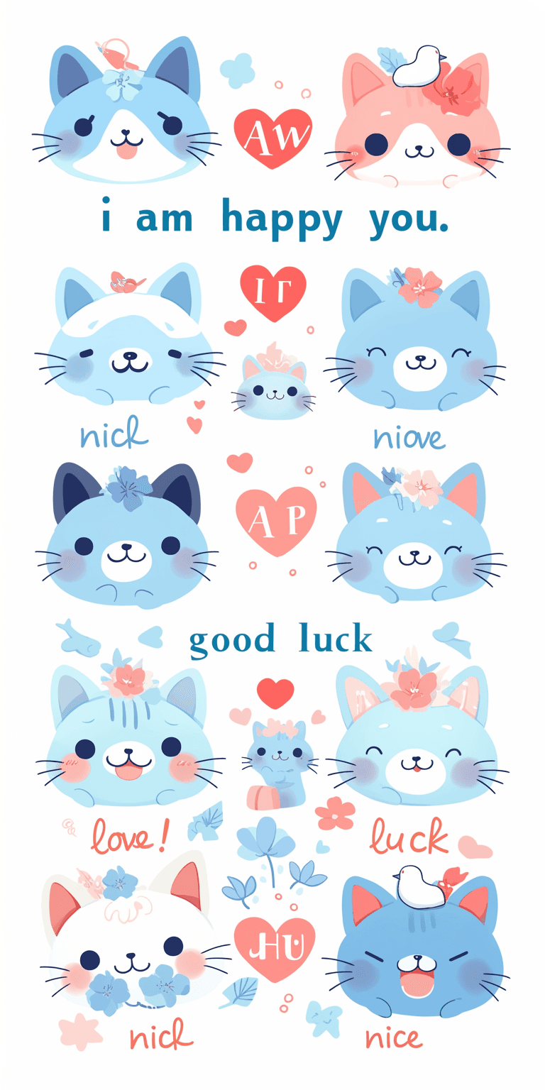 Cute Animals Shine original repeating artwork