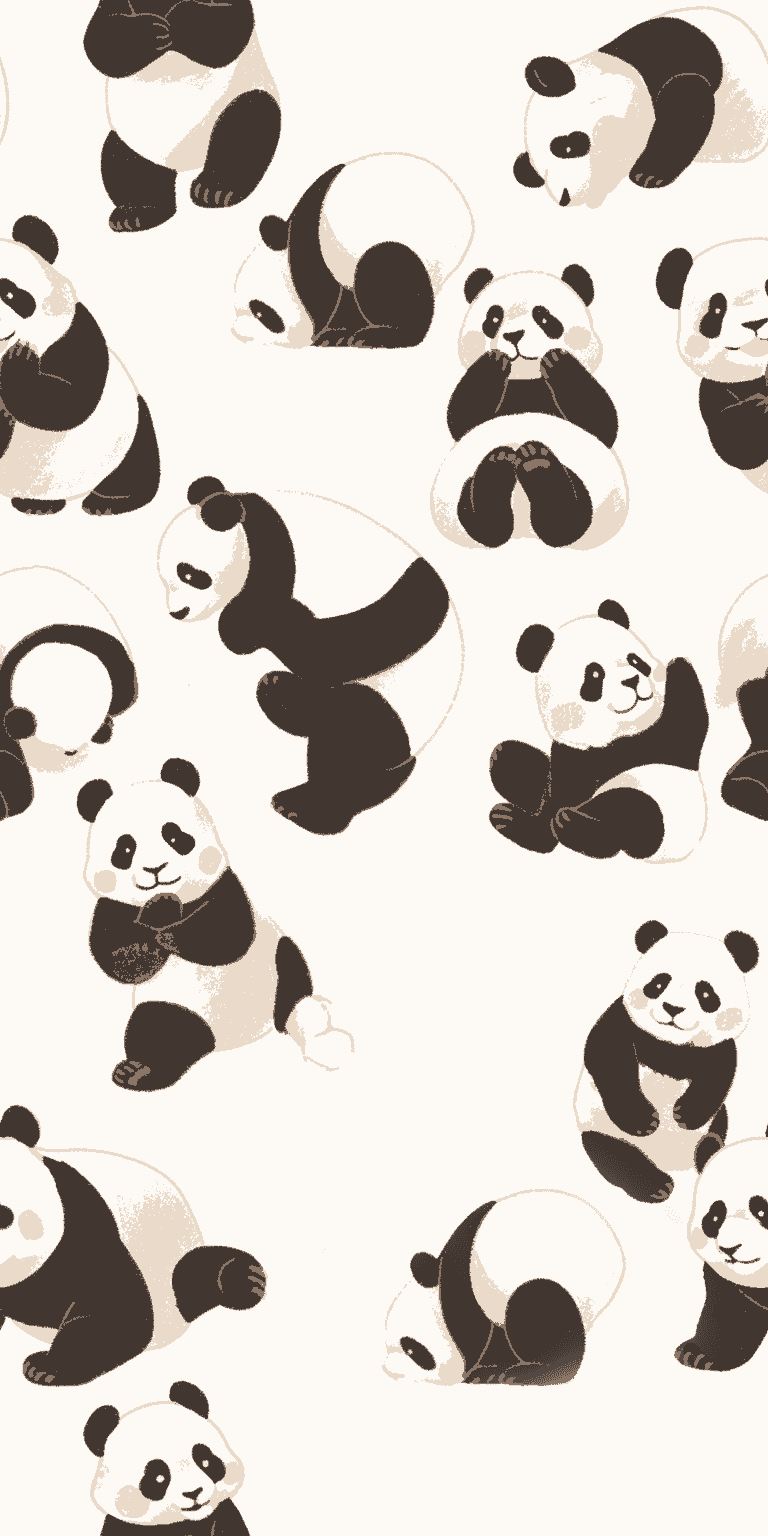 Panda Tint original repeating artwork
