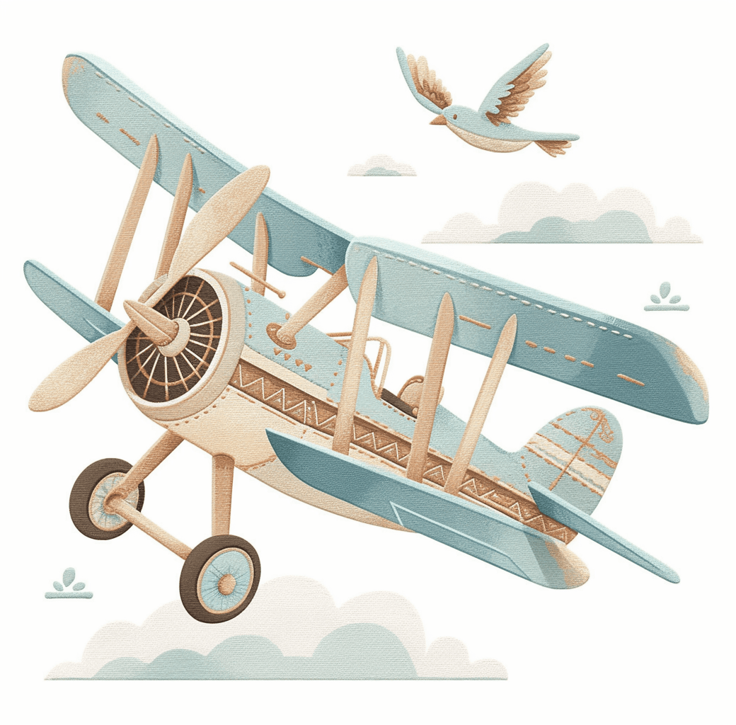 Airplane 256 original repeating artwork