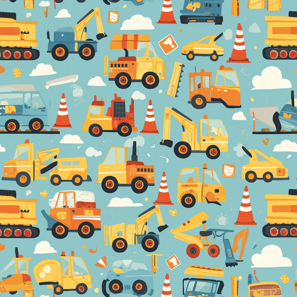 Car 698 original repeating artwork