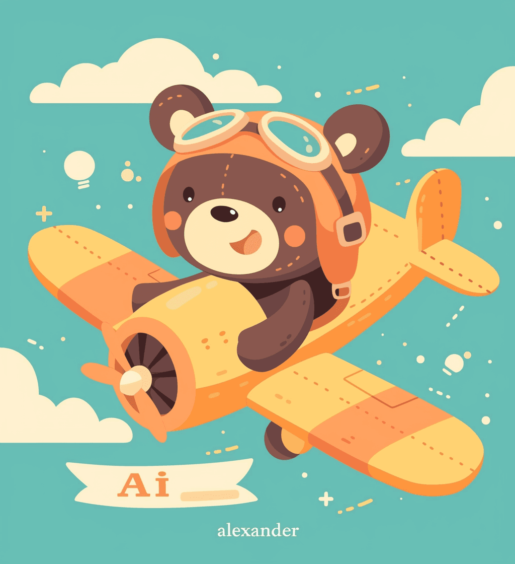 Airplane 220 original repeating artwork