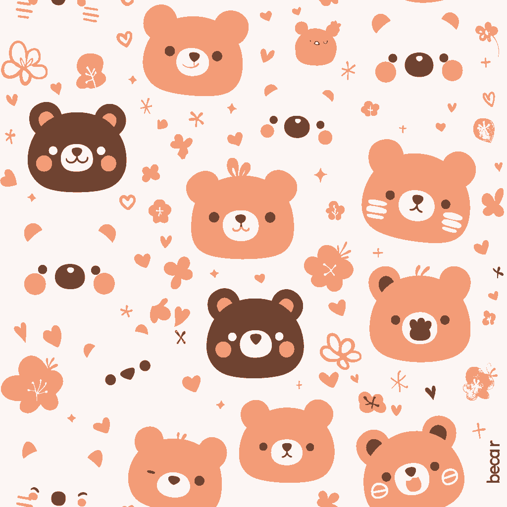 Bear 435 original repeating artwork