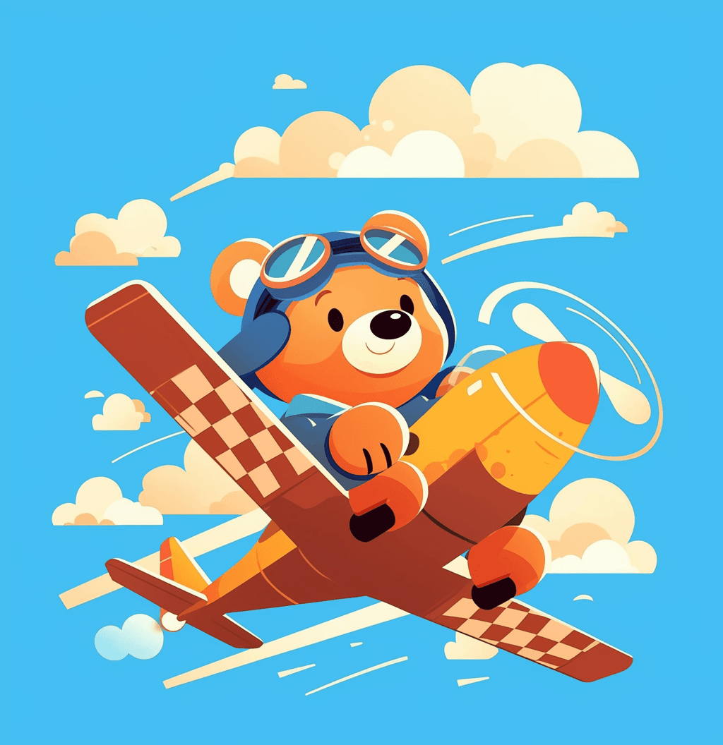 Airplane 211 original repeating artwork