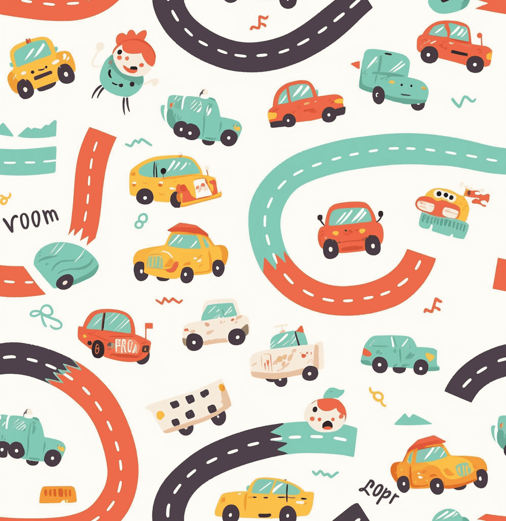 Car 743 original repeating artwork