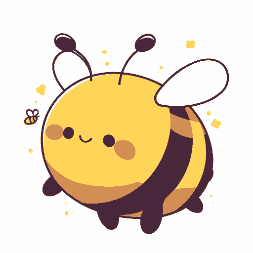 Bee 002 original repeating artwork