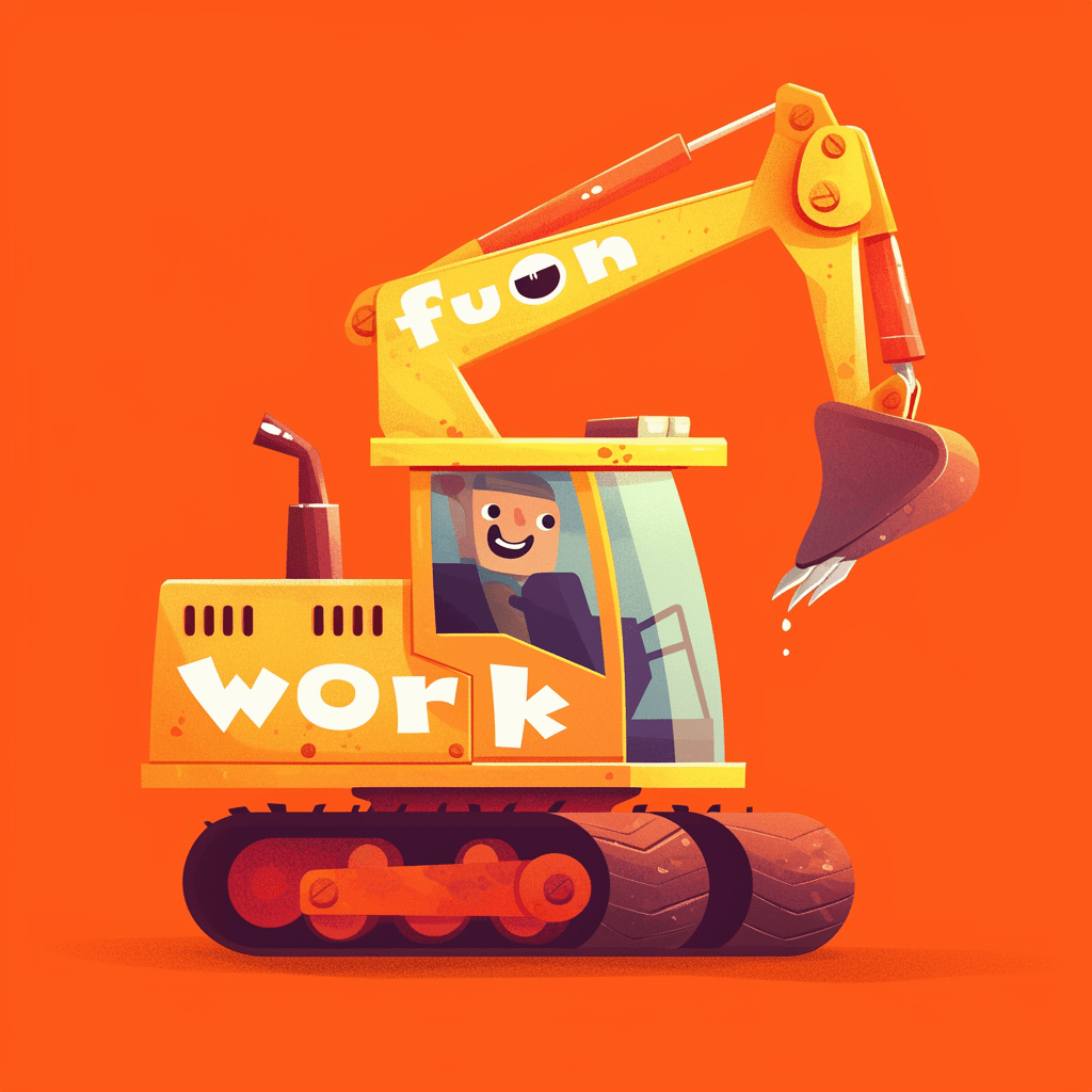 Digger Rhythm original repeating artwork