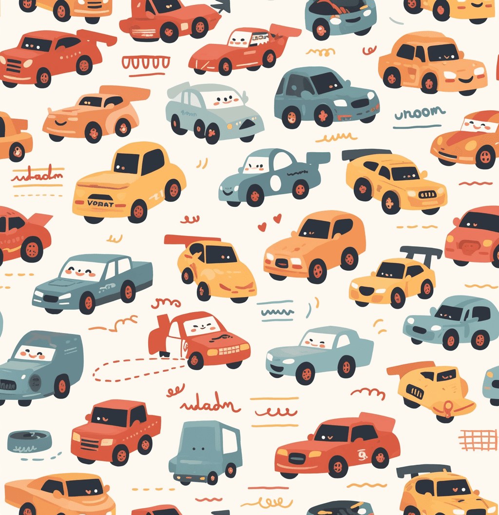 Car 406 original repeating artwork