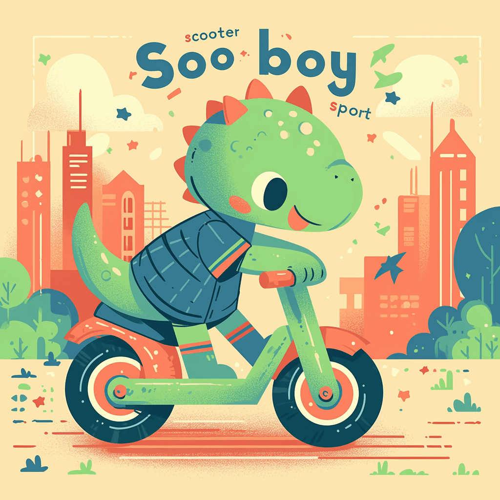 Scooter Prism original repeating artwork