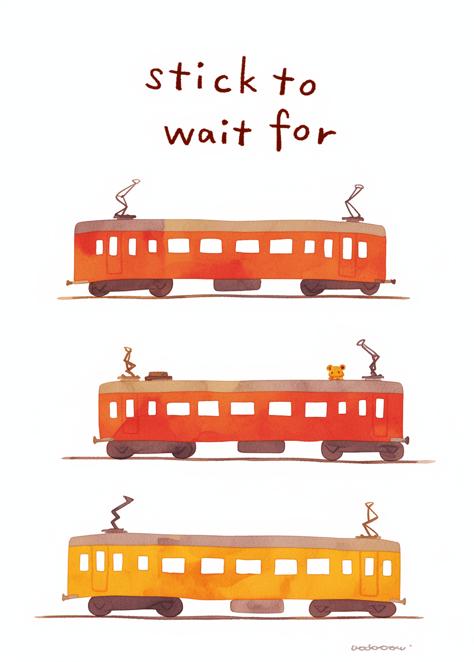 City Bus Party original repeating artwork