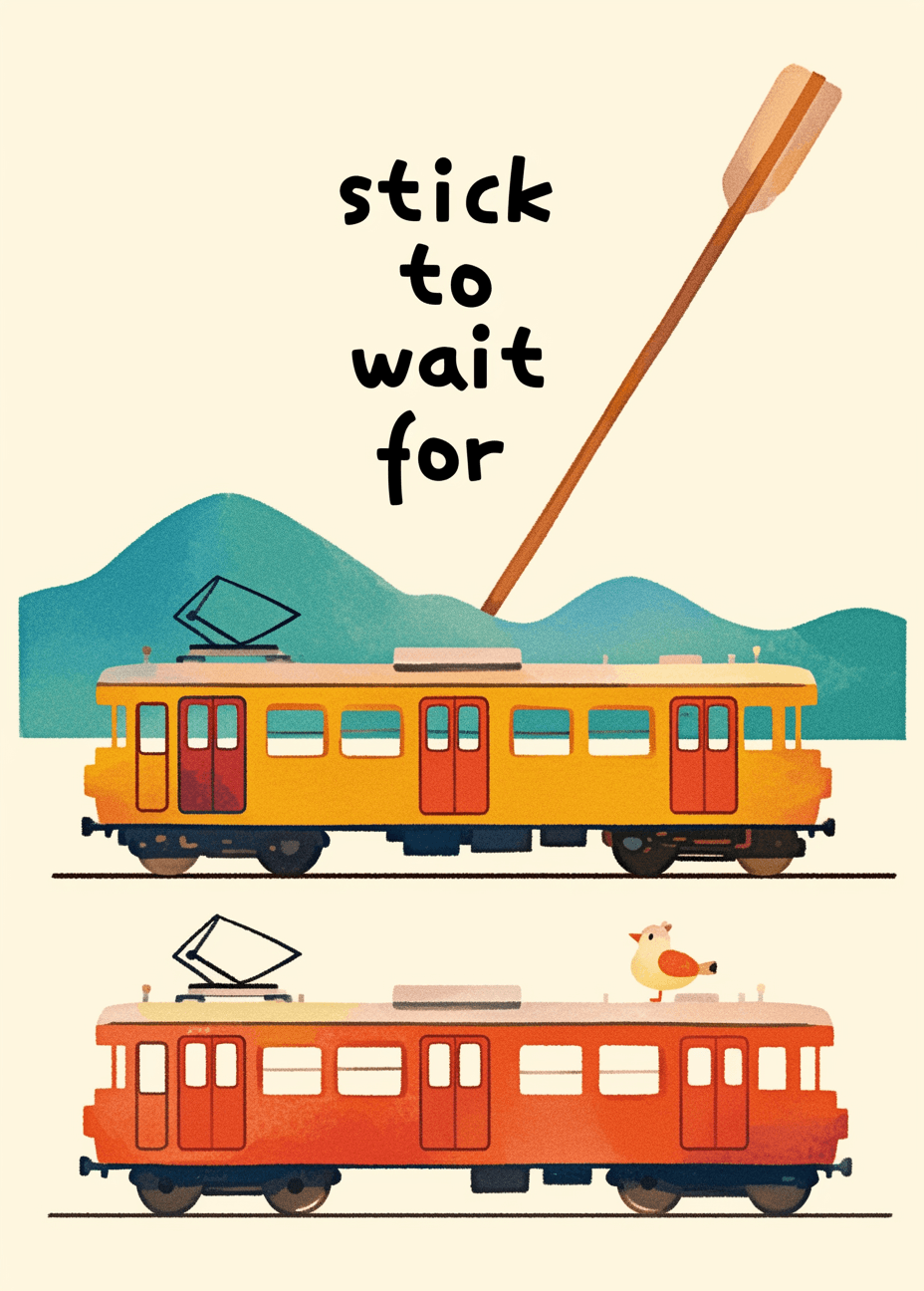City Bus Squad original repeating artwork