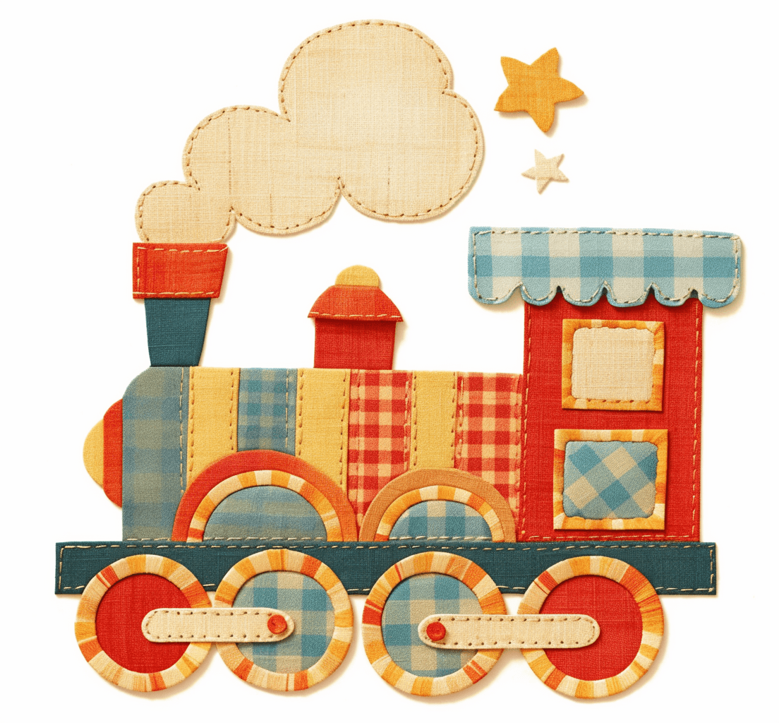 Train Dusk original repeating artwork