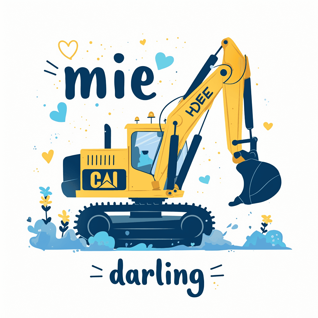Digger Bop original repeating artwork
