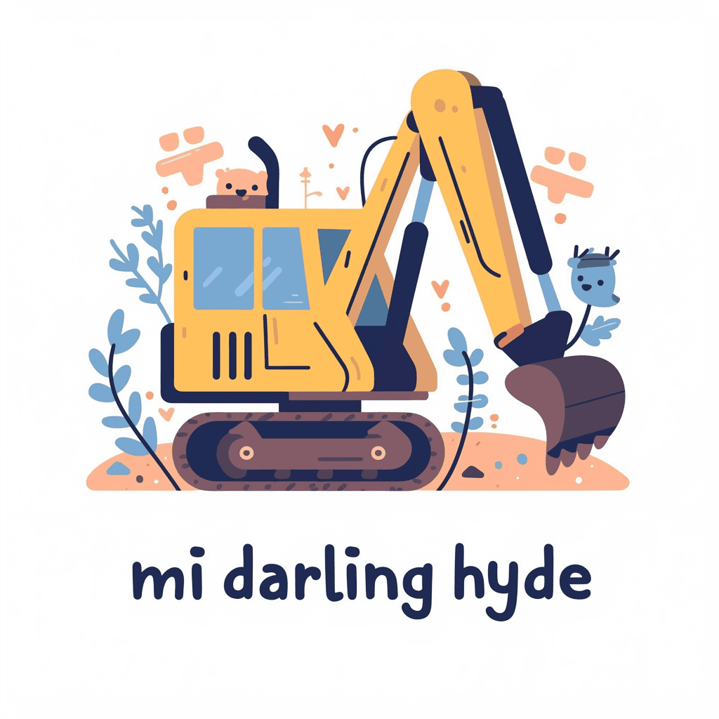 Digger Show original repeating artwork
