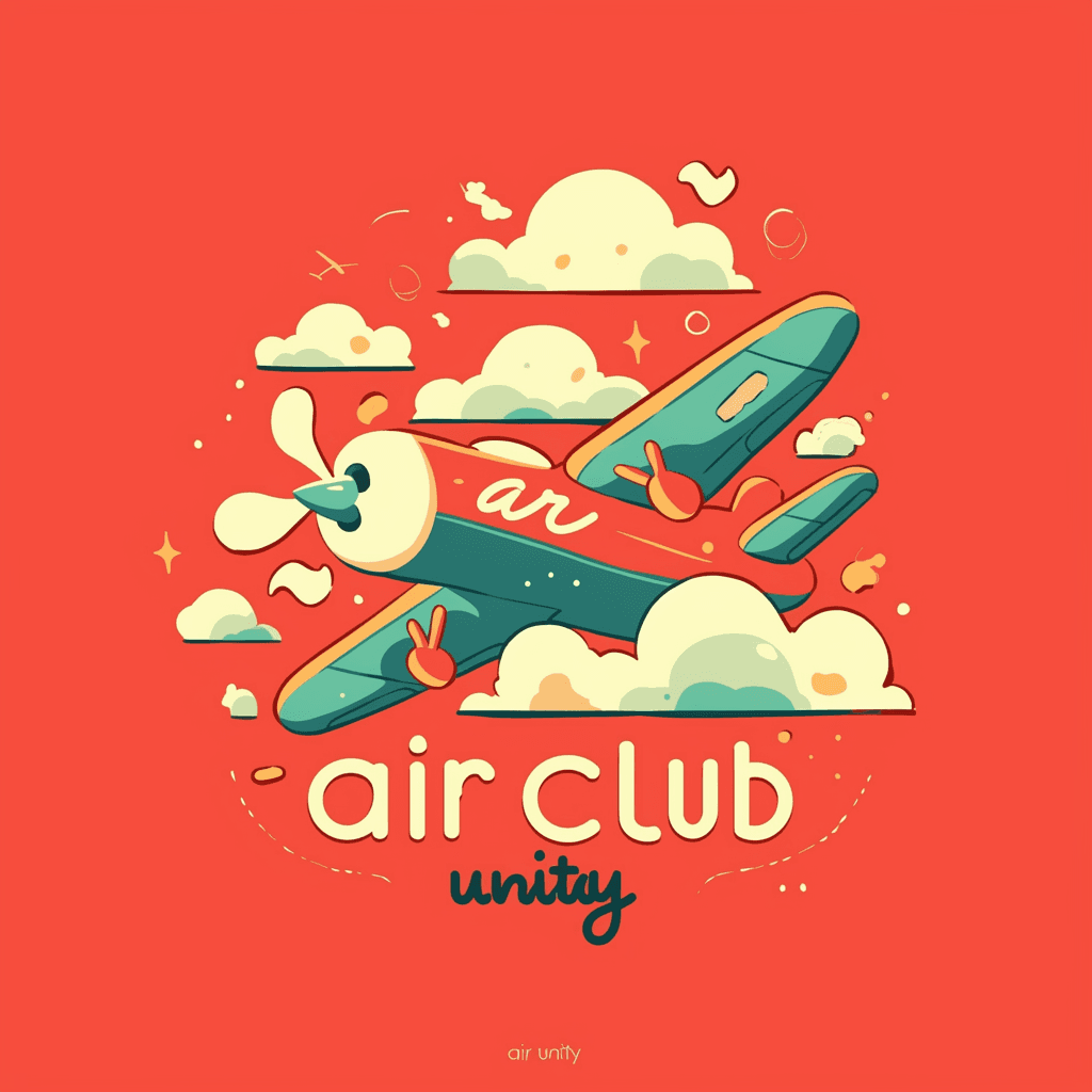 Airplane 268 original repeating artwork