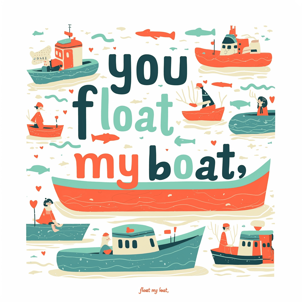 Boat Dash original repeating artwork
