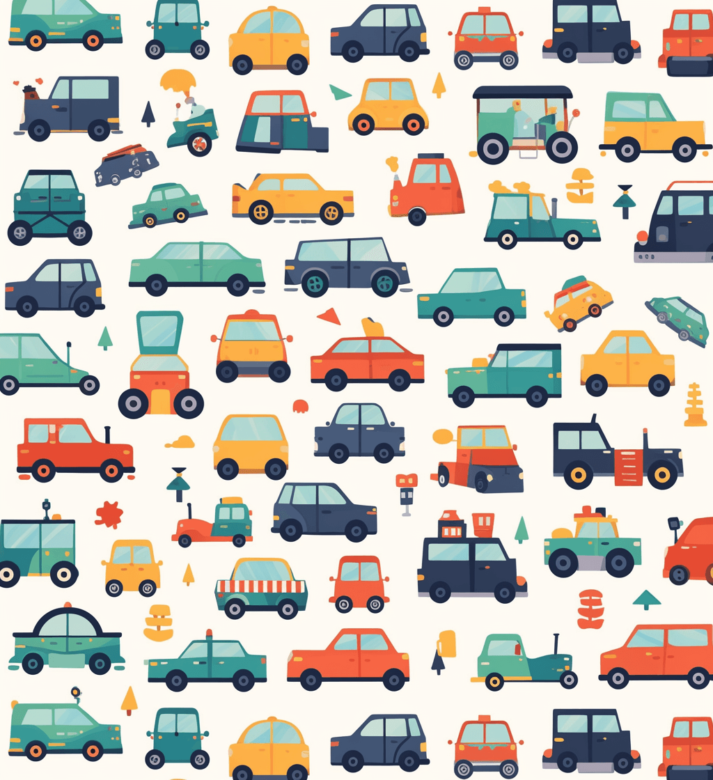 Car 404 original repeating artwork