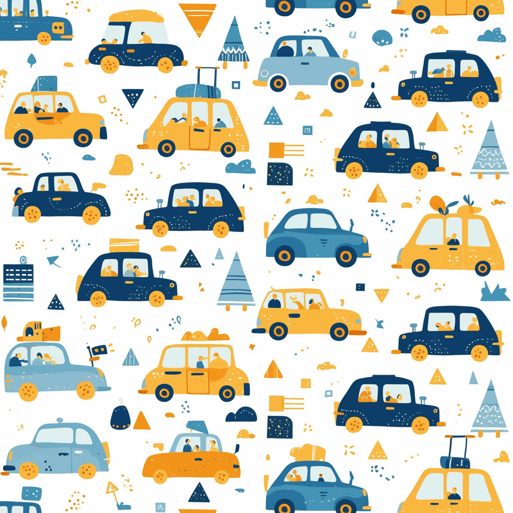Car 738 original repeating artwork