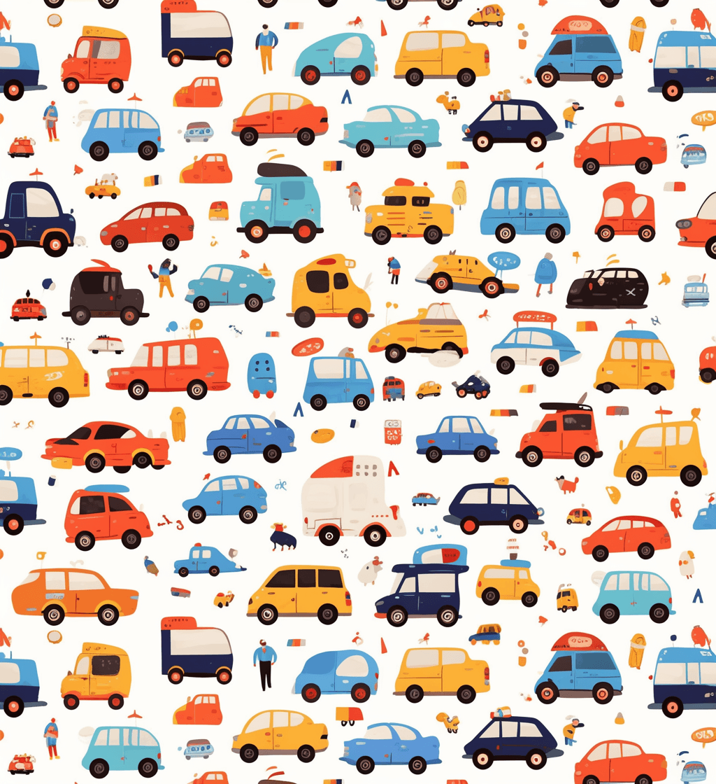 Car 657 original repeating artwork