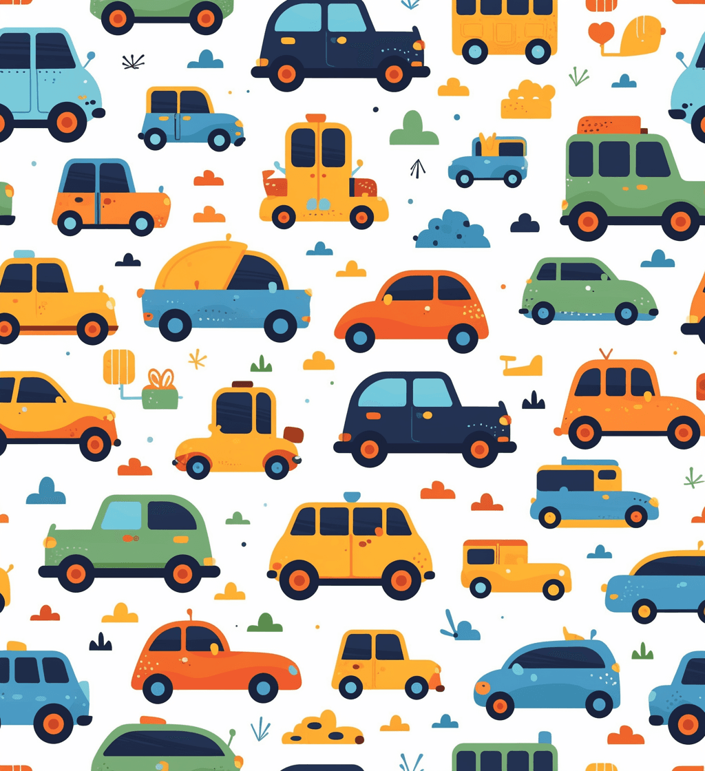 Car 595 original repeating artwork