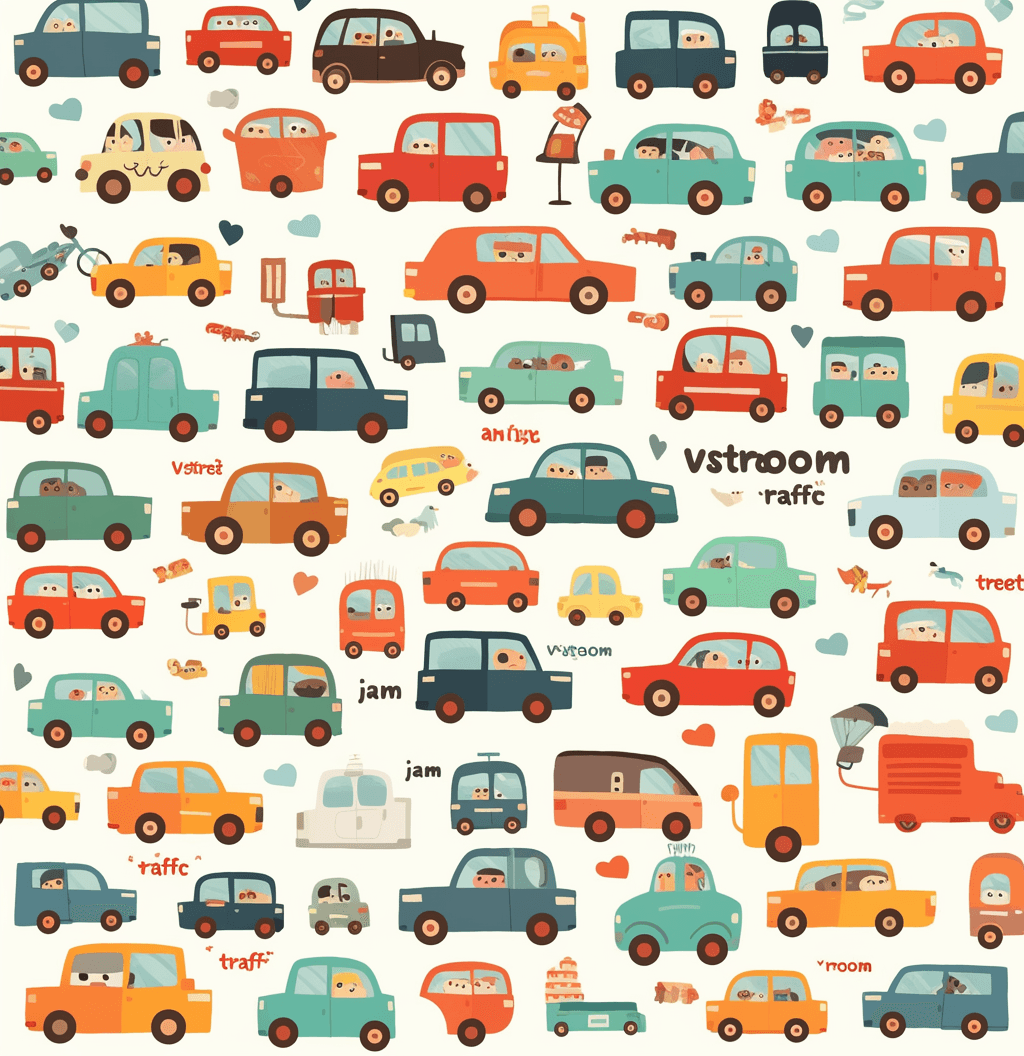 Car 711 original repeating artwork