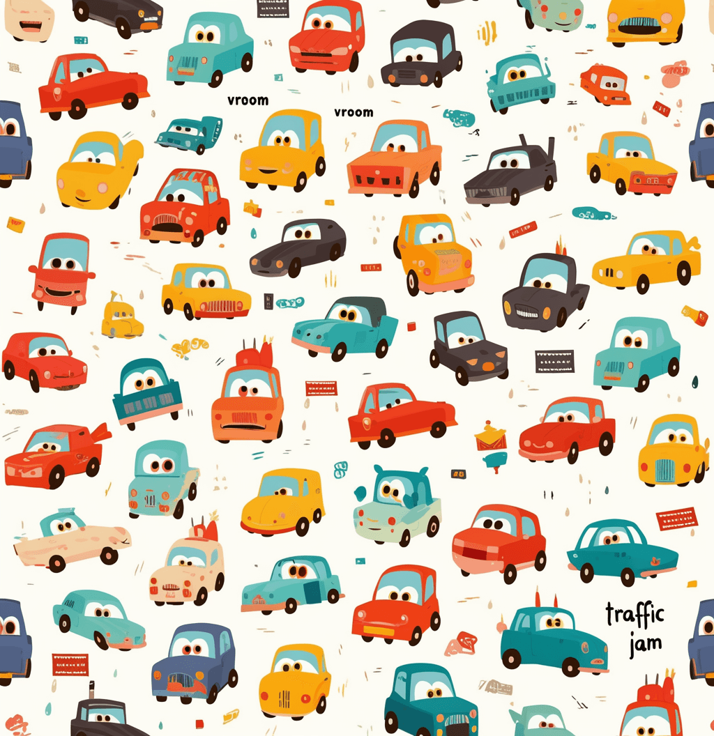Car 632 original repeating artwork