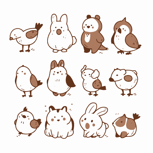 Animals Avenue original repeating artwork