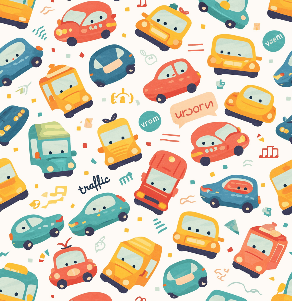 Car 293 original repeating artwork