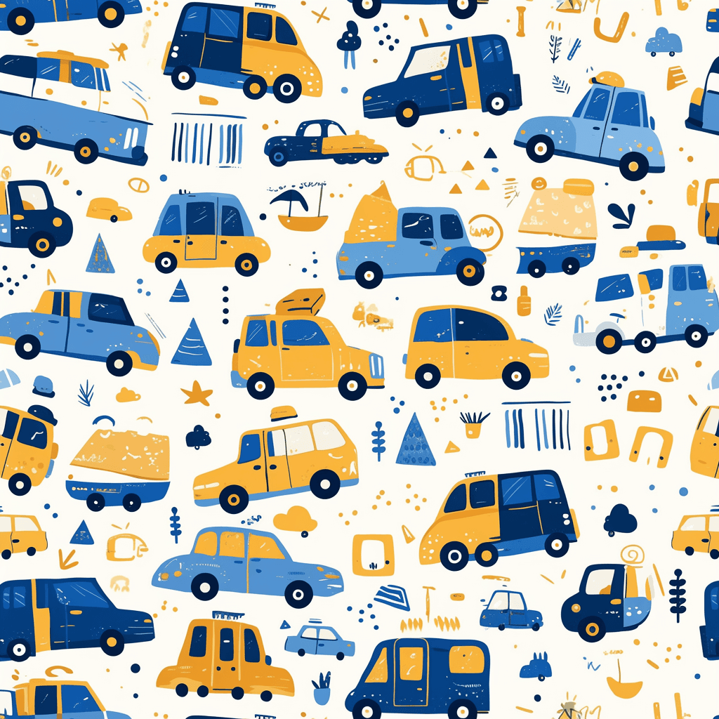 Car 593 original repeating artwork