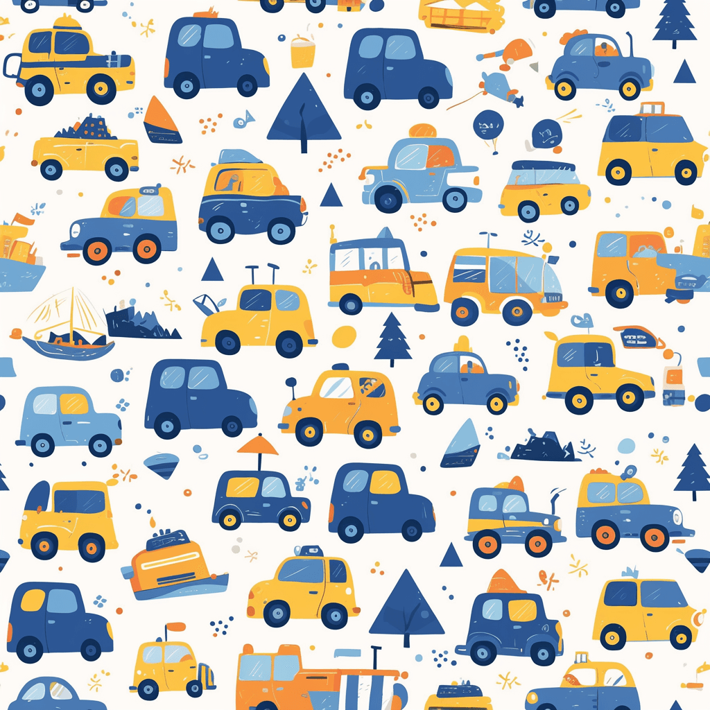 Car 655 original repeating artwork