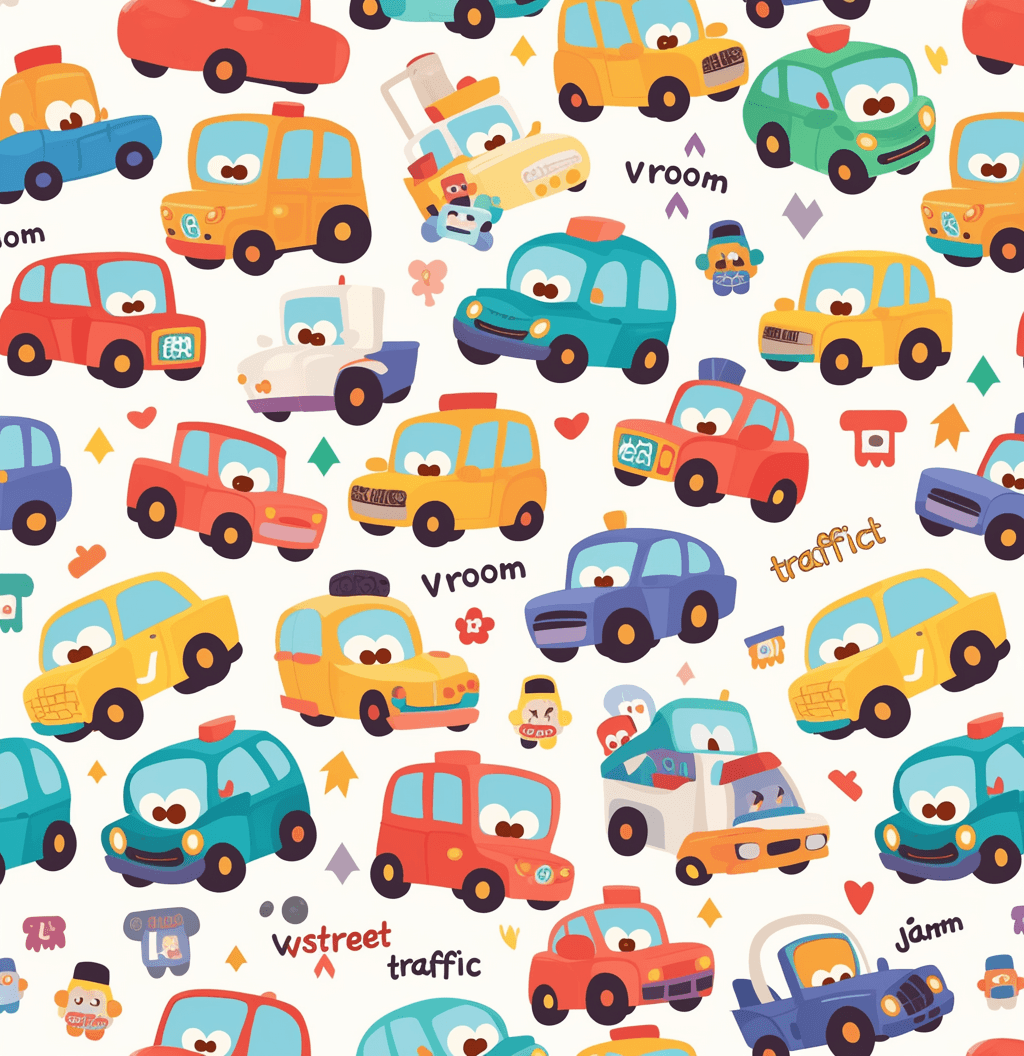Car 558 original repeating artwork
