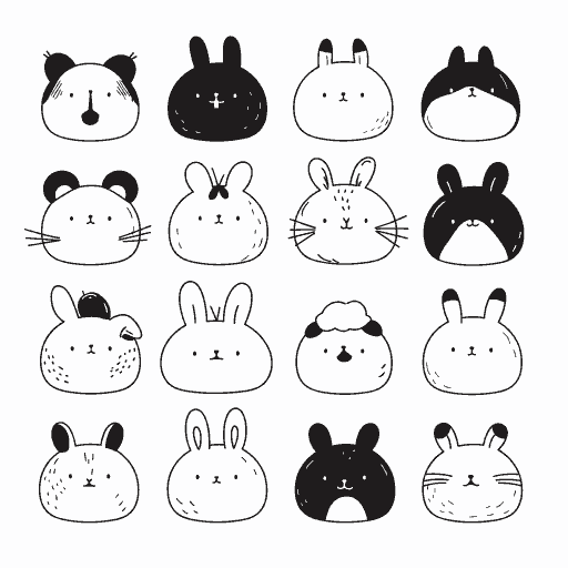 Animals 212 original repeating artwork